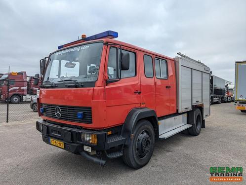 Mercedes-Benz 1124 AF 4x4 Dubbelcab 6Cil - 9 Pers - Kronenbu, Auto's, Vrachtwagens, 4x4, Mercedes-Benz, Diesel, Handgeschakeld