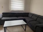 Canapé d'angle et table basse, Enlèvement, Comme neuf
