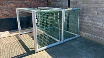 2x aluminium goals Calzio favorit 180 kanteldoelen beschikbaar voor biedingen