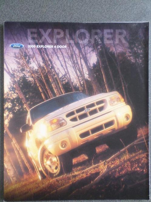 Ford Explorer 2000 Engelstalige brochure, Boeken, Auto's | Folders en Tijdschriften, Ford, Verzenden