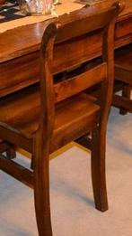 Eiken stoelen, Enlèvement, Comme neuf, Brun, Bois
