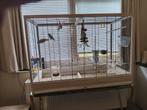 Luxe vogelkooi, Dieren en Toebehoren, Vogels | Hokken en Kooien, Ophalen, Zo goed als nieuw, Hout, Vogelkooi