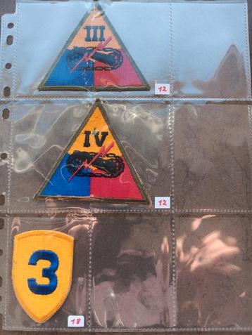 Us ww2 patches beschikbaar voor biedingen