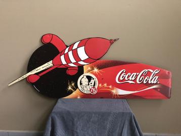 Fusée Tintin Coca-Cola année 2004 en carton  beschikbaar voor biedingen