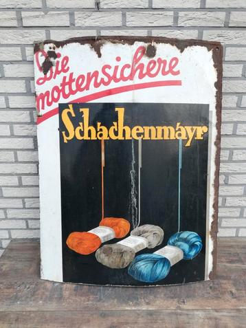 Groot emaille bord Schachenmayer wol, ., Comme neuf, Enlèvement, .