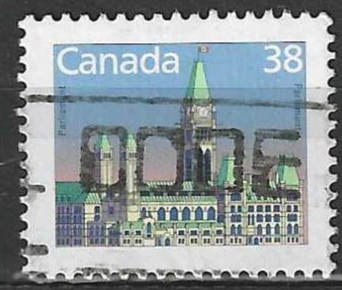 Canada 1988 - Yvert 1079 - Canadees Parlementsgebouw (ST), Timbres & Monnaies, Timbres | Amérique, Affranchi, Envoi