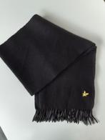 Zwarte sjaal  in lamswol van lyle en scott, Gedragen, Lyle & scott, Ophalen of Verzenden, Sjaal