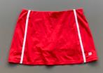 Jupe-short de sport rouge/blanc Wilson 140-146, Comme neuf, Fille, Vêtements de sport ou Maillots de bain, Wilson