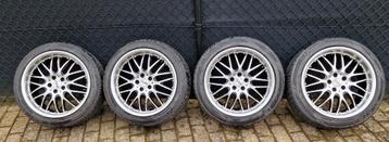 Dotz Mugello velgenset 5x98 met goede banden 215 45 R17 inch beschikbaar voor biedingen