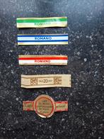 Sigarenbandjes Romano, Verzamelen, Rookartikelen, Aanstekers en Luciferdoosjes, Ophalen of Verzenden, Sigarenbandjes
