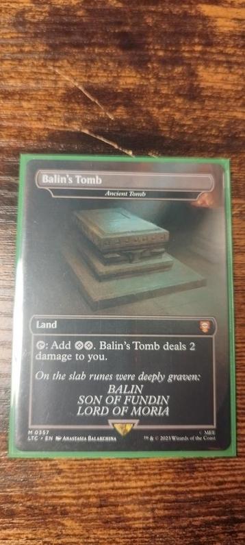 Balin's Tomb #0357
Magic the Gathering 
 beschikbaar voor biedingen