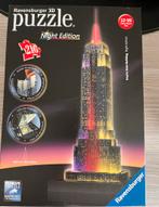 Empire statebuilding NYC night | 3D puzzel, Ophalen of Verzenden, Minder dan 500 stukjes, Zo goed als nieuw, Rubik's of 3D-puzzel