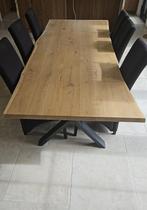 Houten boomstamblad, Huis en Inrichting, Ophalen, 100 tot 150 cm, 200 cm of meer, Zo goed als nieuw