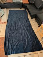 4 Tentures/rideaux bleus marines, Huis en Inrichting, Stoffering | Gordijnen en Lamellen, Ophalen, Zo goed als nieuw