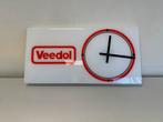 Veedol oude reclame klok, Verzamelen, Merken en Reclamevoorwerpen, Ophalen of Verzenden, Gebruikt, Lichtbak of (neon) lamp