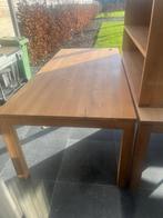 Eiken bureautafel 220 x 105 cm, Huis en Inrichting, Tafels | Eettafels, Zo goed als nieuw, Ophalen
