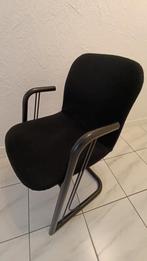 6 zwarte eetkamerstoelen, Ophalen, Zo goed als nieuw