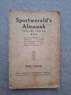 Sportwereld's Almanak 1926, Ophalen of Verzenden, Gebruikt, Boek of Tijdschrift