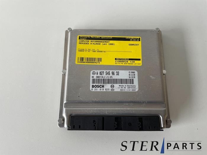 Computer Motormanagement van een Mercedes A-Klasse, Auto-onderdelen, Elektronica en Kabels, Mercedes-Benz, Gebruikt, 3 maanden garantie