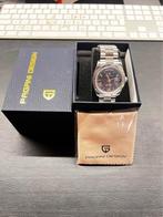 Pagani design, Handtassen en Accessoires, Horloges | Heren, Overige merken, Staal, Staal, Polshorloge