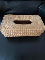 Rieten opbergmandje voor papier zakdoekjes, Enlèvement, Comme neuf