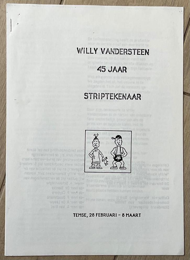 Tentoonstellings catalogus Suske en Wiske 1987, Livres, BD, Neuf, Une BD, Enlèvement ou Envoi