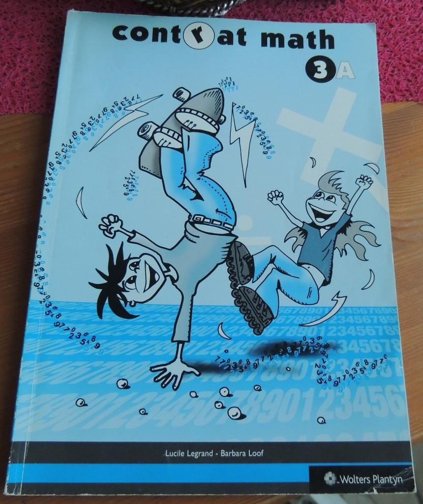 Manuel - Contrat math 3A, Livres, Livres scolaires, Enlèvement
