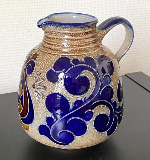 Duits keramisch aardewerk uit de jaren 50 - gesigneerd en ha, Antiek en Kunst, Antiek | Keramiek en Aardewerk, Ophalen of Verzenden
