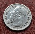 2 Francs   1904   Leopold ll, Zilver, Ophalen of Verzenden, Losse munt, Zilver