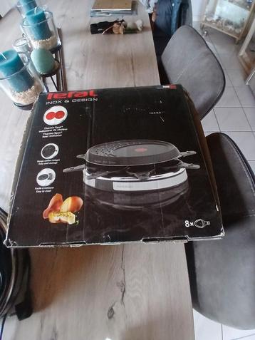 Tefal courmet raclette grill voor 8 personnen weinig gebruik beschikbaar voor biedingen