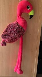Lange flamingo knuffel, Kinderen en Baby's, Speelgoed | Knuffels en Pluche, Ophalen of Verzenden, Zo goed als nieuw