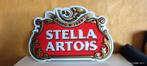 Plaque en métal bière STELLA-ARTOIS ., Enlèvement ou Envoi, Utilisé, Panneau, Plaque ou Plaquette publicitaire, Stella Artois