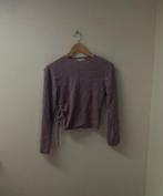 Pull zara mauve lilas trss beau cut out, Kleding | Dames, Topjes, Verzenden, Zo goed als nieuw