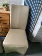 4 eetkamerstoelen met wieltjes, Huis en Inrichting, Ophalen, Gebruikt