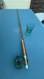 Forko 85, split cane + Mitchell Graphite 7730, Watersport en Boten, Ophalen of Verzenden, Gebruikt, Complete hengel