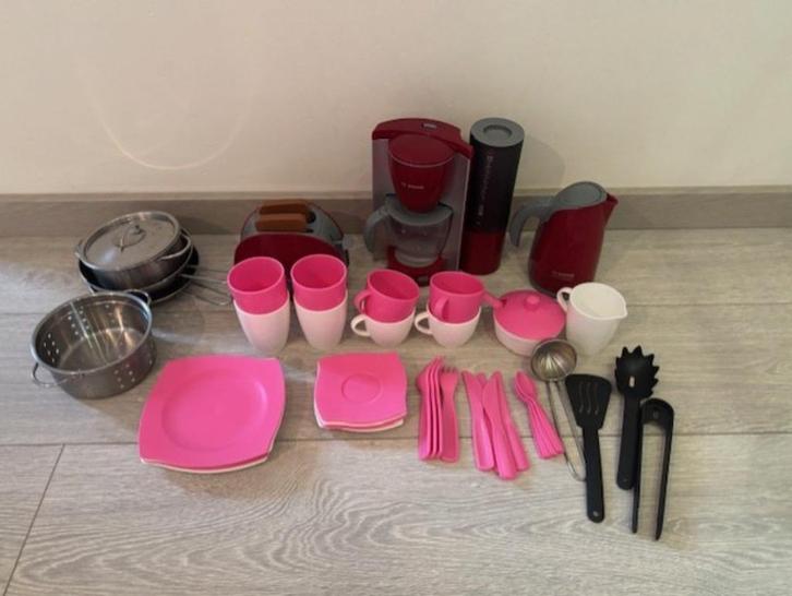 Lot keukenspeelgoed, Kinderen en Baby's, Speelgoed | Speelkeukens, Zo goed als nieuw, Speelkeuken-accessoire, Kunststof, Ophalen
