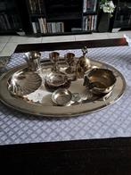 Zilver en verzilverd., Huis en Inrichting, Woonaccessoires | Dienbladen, Ophalen, Gebruikt