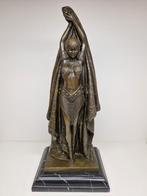 Art Deco bronzen sculptuur Antinea, D.H. Chiparus., Ophalen of Verzenden