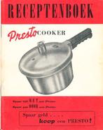 (k12) Presto Cooker, Gebruiksaanwijzing, Recepten, 1960, Verzenden, Gelezen