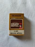 Boîte allumette vintage "café grand hôtel", Collections, Enlèvement ou Envoi