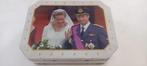 Doos huwelijksfoto Koning Filip en Koningin Mathilde, Ophalen of Verzenden