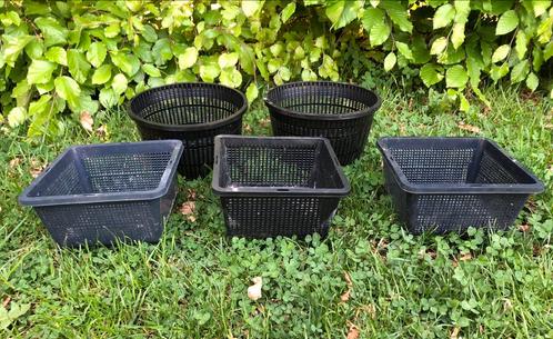 vijvermandjes verschillende maten zwart, Tuin en Terras, Vijver-toebehoren, Zo goed als nieuw, Overige typen, Ophalen of Verzenden