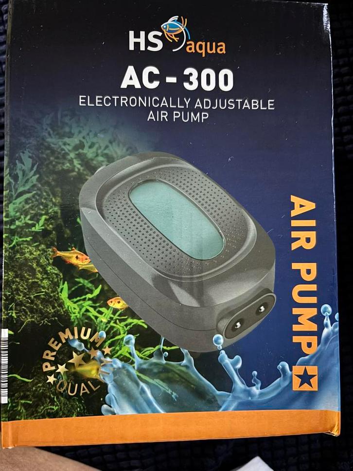 HS Aqua AC-300 Luchtpomp NIEUW, Animaux & Accessoires, Poissons | Aquariums & Accessoires, Neuf, Filtre ou CO2, Enlèvement ou Envoi