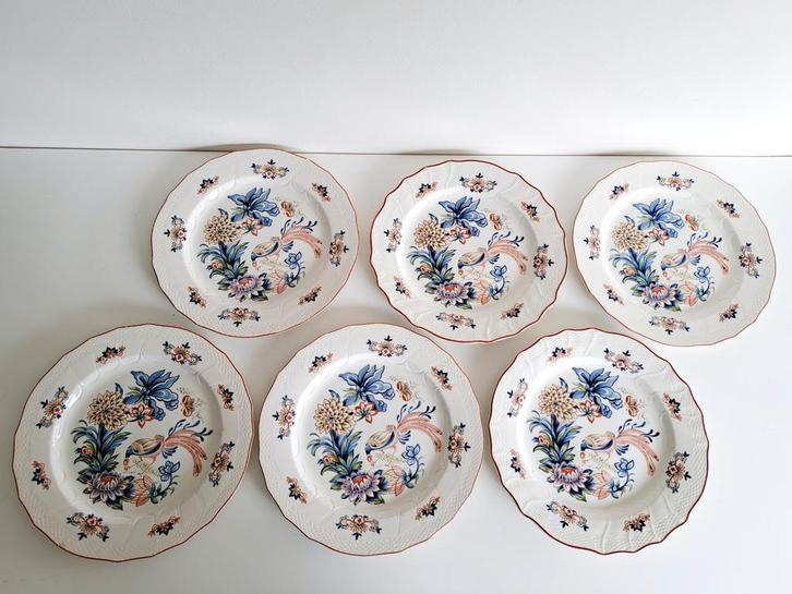 Zes borden Boch Rhodes, Antiek en Kunst, Antiek | Servies los, Ophalen of Verzenden
