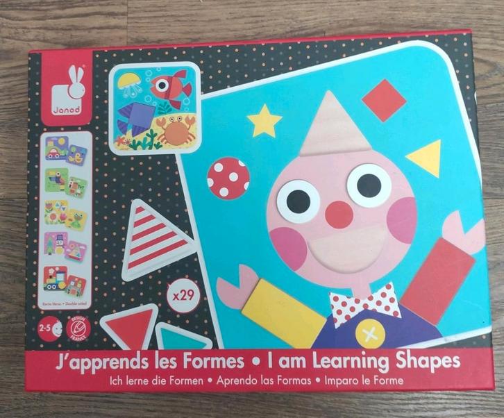 Janod - ik leer de vormen, Kinderen en Baby's, Speelgoed | Educatief en Creatief, Zo goed als nieuw, Ophalen