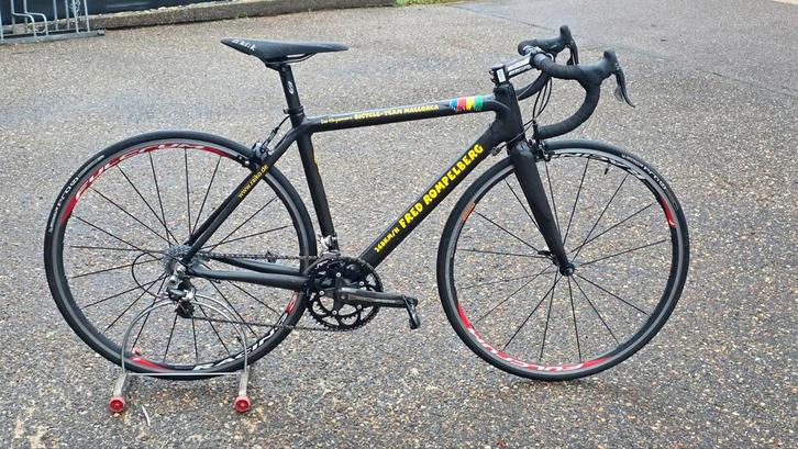 Carbon racefiets Fred Rompelberg XS, Vélos & Vélomoteurs, Vélos | Hommes | Vélos de sport & Vélo de randonnée, Utilisé, Plus de 20 vitesses
