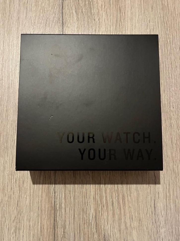 Garmin Fenix 7x Sapphire Solar sportwatch + Chestnut bandje, Handtassen en Accessoires, Sporthorloges, Gebruikt, Android, Zwart