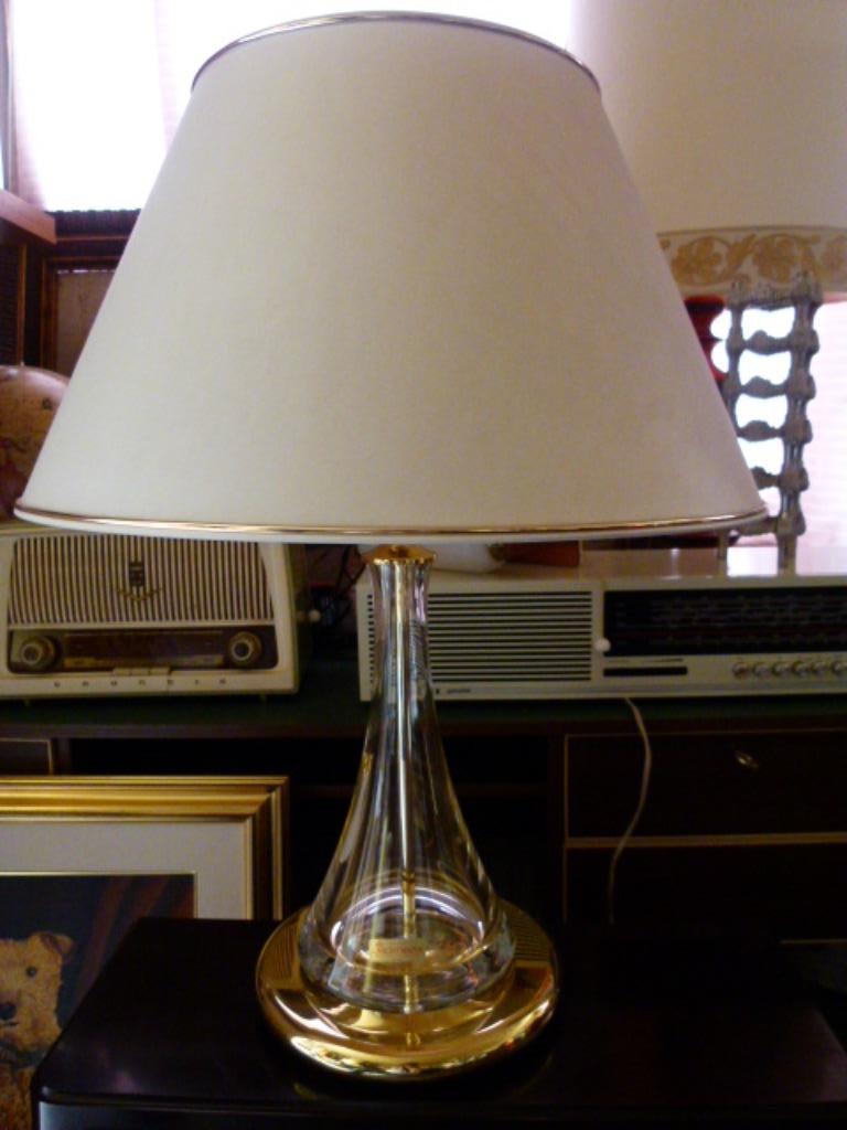 vintage tafellamp 70er jaren glas Nachtmann, Ophalen, Huis en Inrichting