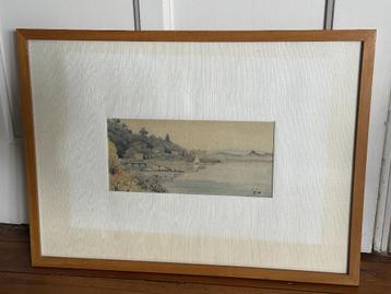 Aquarel ‘Avond’ - Ivo Provoost beschikbaar voor biedingen