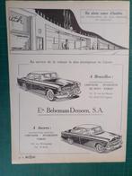 Chrysler - Plymouth - publicité papier - 1955, Collections, Marques & Objets publicitaires, Autres types, Utilisé, Enlèvement ou Envoi